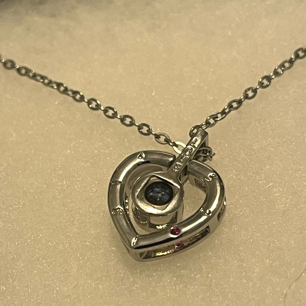 Zodiac Cancer stone Elegant Silver Pendant Necklace